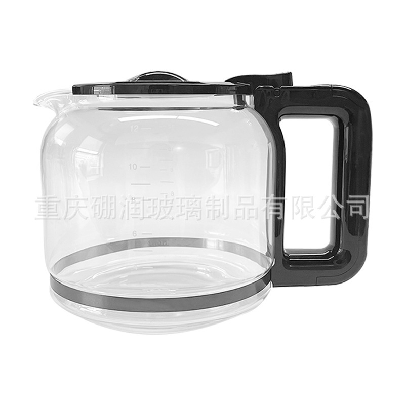Cross-Border Supply of 12-Cup Glass Coffee Pot Suitable for Cuisinart Drip Coffee Machine Replacement Coffee Pot Cross-Border Supply of 12-Cup Glass Coffee Pot Suitable for Cuisinart Drip Coffee Machine Replacement Coffee Pot