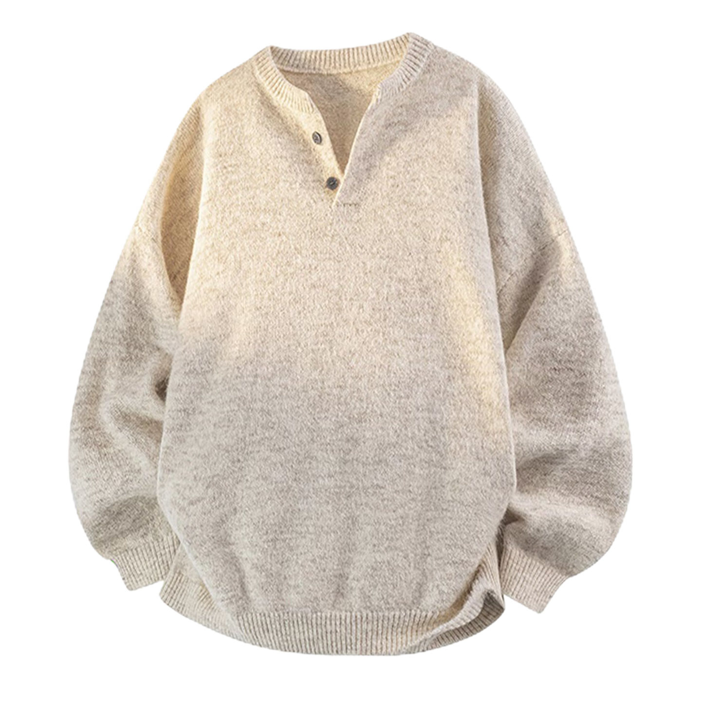 Explosiones transfronterizas de tamaño europeo gran tamaño henry cuello jersey suéter hombre otoño invierno alta sensación de fábrica de suéter perezoso al por mayor