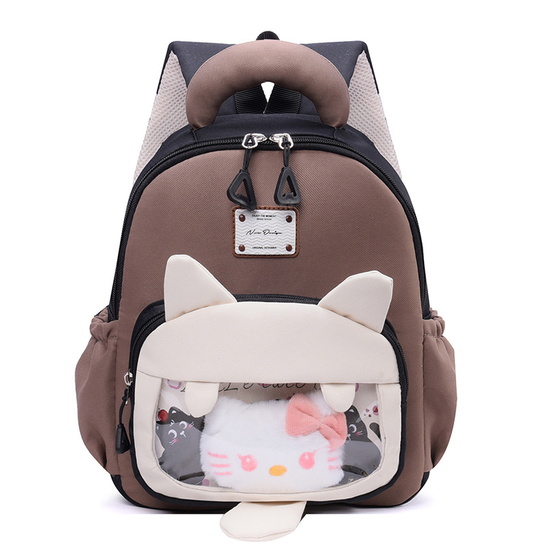 Mochila de niña preescolar encantadora mochila de niña de dibujos animados mochila de jardín de infantes mochila de niños de clase media y grande mochila ligera