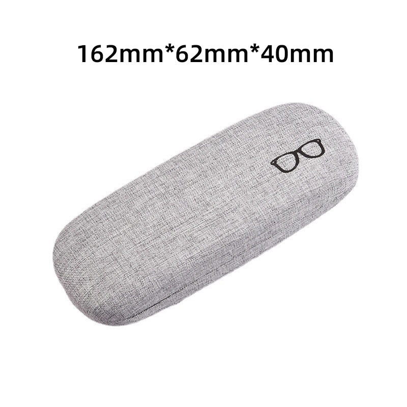 Caja de gafas de venta directa, caja de gafas de cuero negro, caja de gafas de PVC, caja de gafas de paquete suave, gafas de cuero de seda