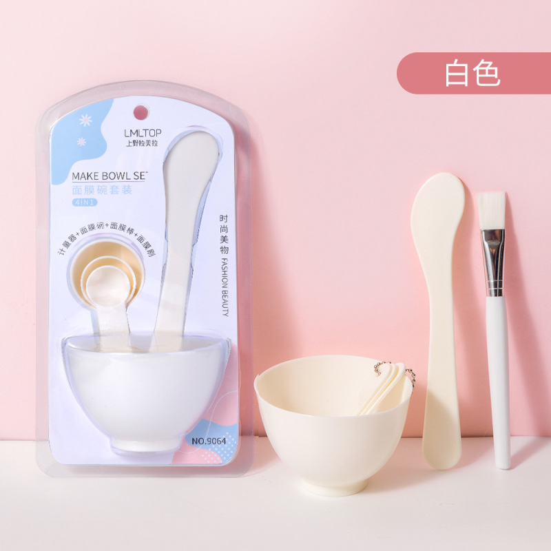 LMLTOP DIY フェイシャルマスクボウルツールセット 6 点セット自家製フェイシャルマスクツールボウルスティック卸売 9064|undefined