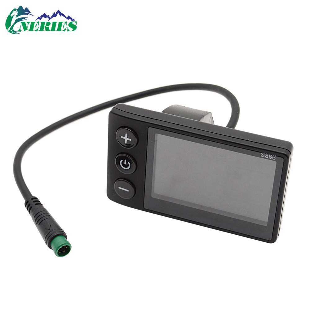 S866 Electric Bicycle Nfc Function Color Screen Five-Core Waterproof Head Speed Instrument Scooter Lcd Power Assist Display