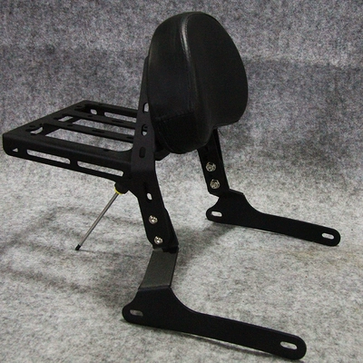 Motorcycle tail: quick release side bag non-destructive - plate-type-waist-shaped-low-backrest-plate-type-shelves