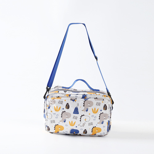 Large-capacity stroller hanging bag baby outing storage bag practical stroller accessories fashionable printed hanging bag