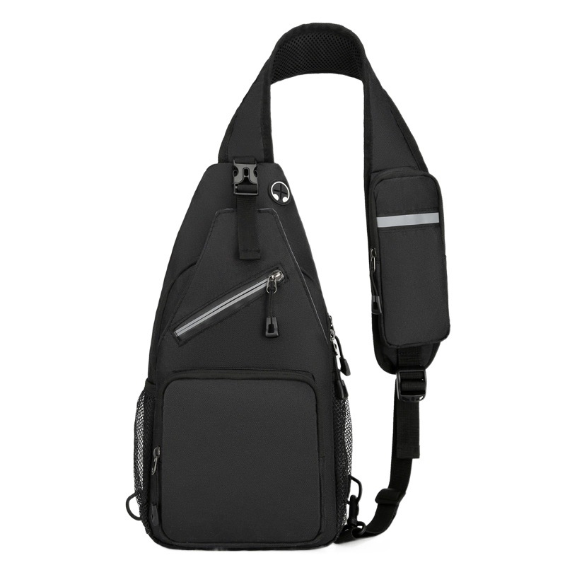 Transfronterizo nuevo bolso de pecho al aire libre multifuncional simple bolsa de mensajero de gran capacidad de moda casual portátil de negocios bolsa pequeña