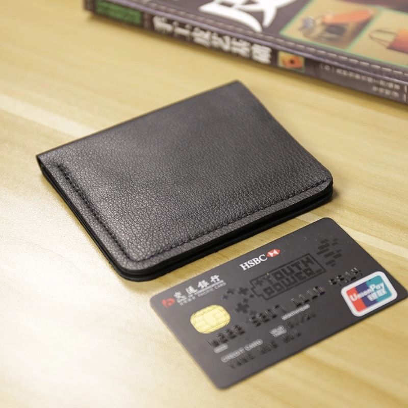 Simple Wallet for Men, Lightweight Short-Style Card Holder with Multiple Card Slots, 2025 New Model Leather Wallet Card Case, Student Wallet for Documents Simple Wallet for Men, Lightweight Short-Style Card Holder with Multiple Card Slots, 2025 New Model Leather Wallet Card Case, Student Wallet for Documents