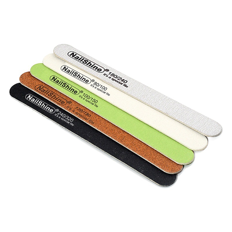 Cross-Border In-Stock Thin Wood Nail Files for Shaping and Polishing, Specialized for Nail Salons