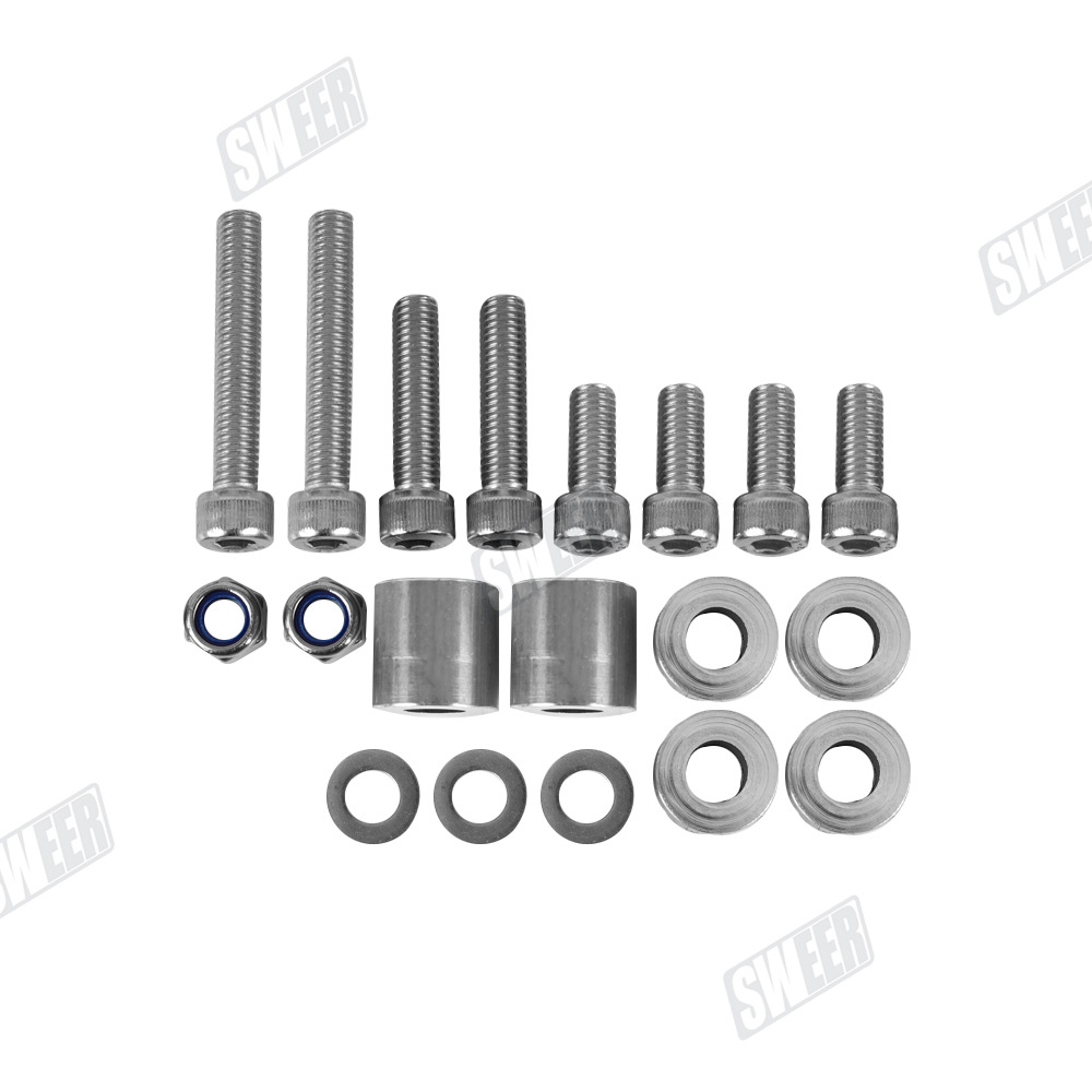 Suitable for Bmw Motorcycles F750Gs/F850Gs Adv Stainless Steel Three-Box Bracket Tail Box Rack Side Box Rack