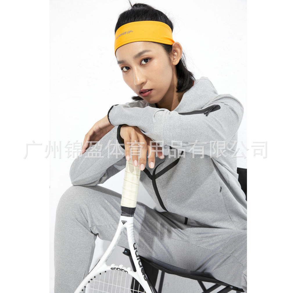 Manufacturer Spring and Autumn Sports Men's and Women's Jacket Suits Casual Trendy Sweatshirts Hooded Two-Piece Set Autumn and Winter Sports Running Jackets