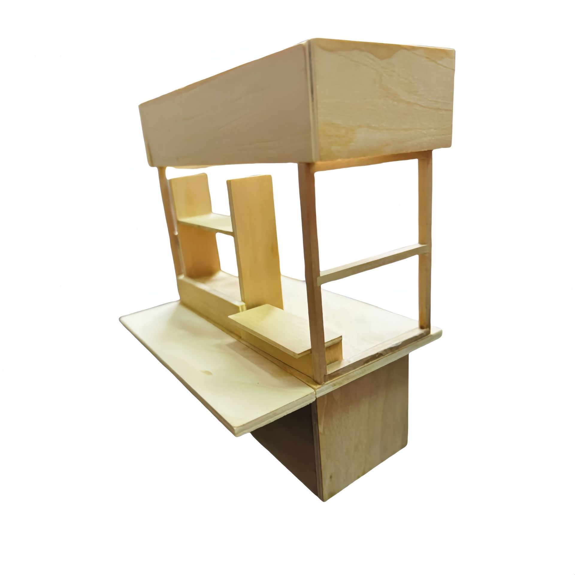 ����ճ��DIY΢��ʳ���ʽľ�Ʒ��泡��̯��ģ��3D�����ֹ�ƴװ