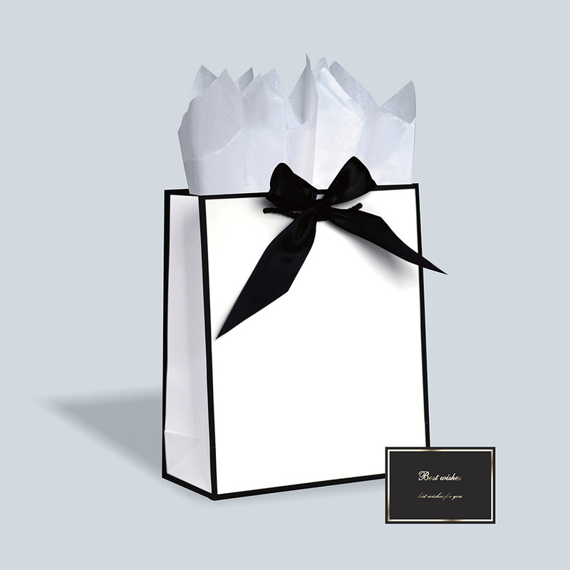 Vertical Bowknot Hand-Held Makeup Gift Shopping Packaging Paper Bags Wholesale in Stock Foreign Trade Cross-Border Manufacturers Free Shipping Vertical Bowknot Hand-Held Makeup Gift Shopping Packaging Paper Bags Wholesale in Stock Foreign Trade Cross-Border Manufacturers Free Shipping
