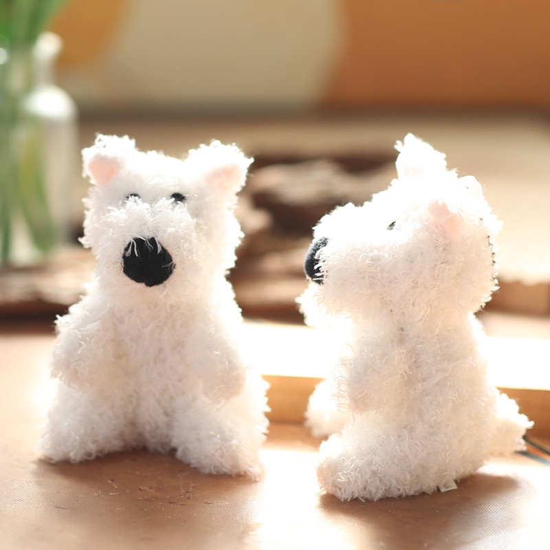 Llavero de peluche perrito, lindo, viral en Douyin, colgante para bolso, regalo