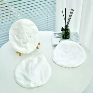 热敷毛巾洗脸罩批发敷白色美容面部脸部蒸汽加热脸型敷眼灌肤面巾