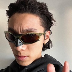 跨境Oak限定复古运动眼镜骑行镜护目镜墨镜男女款可拆卸鼻拖户外