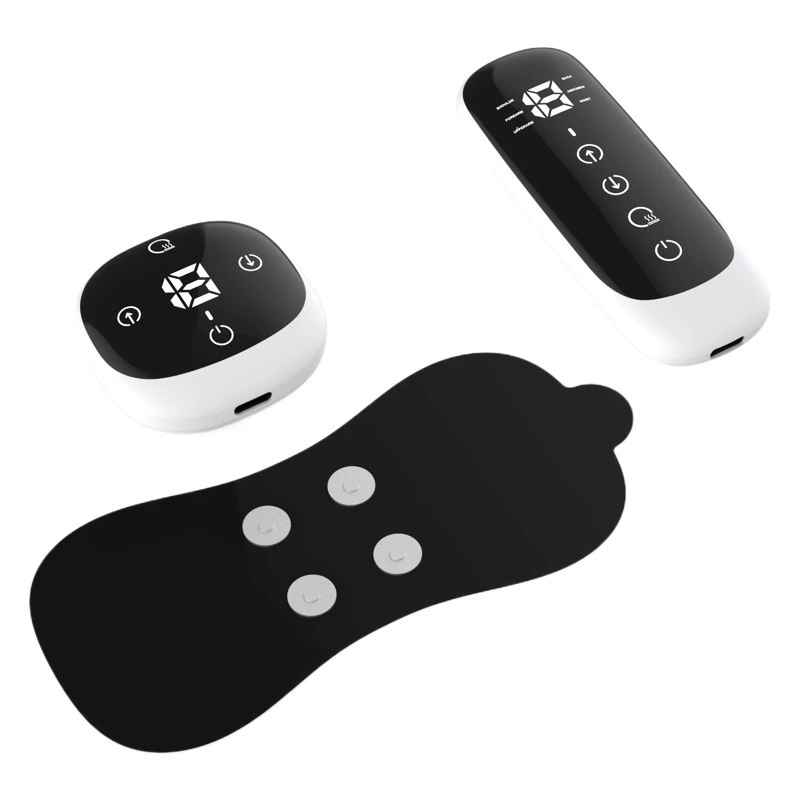 EMS нагревательный массажный пластырь, умный массажный пластырь для шейного отдела позвоночника с дистанционным управлением, формирующий тело, теплый массажер для живота, сумка для шеи, нагревательный массажер