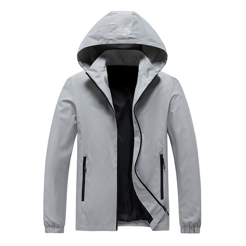 Men's Cross-border New Jacket Spring and Autumn Season Thin Casual Outerwear with Hooded Detachable Sport Top Fashion