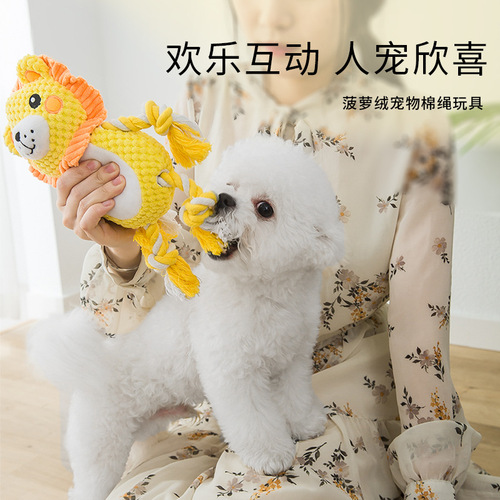 Dog sounding toy, bite-resistant and molar-resistant, pets can be alone to relieve boredom, train small puppies, golden retrievers, large dogs, toy supplies