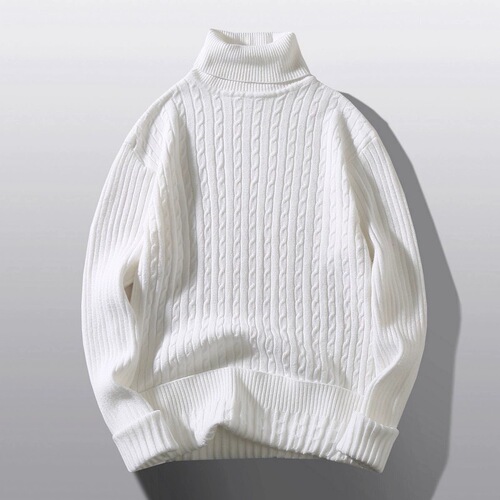 Mainly Promoted Running Volume Autumn and Winter Base Knit Sweater for Men Casual Fitting High Collar Knit Shirt