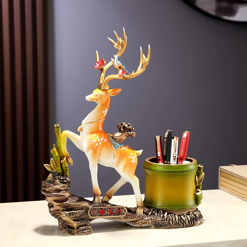 Весь путь высотное украшение босс Лу офисный Настольный держатель для ручки украшение ведущая Элитная компания подарок на открытие