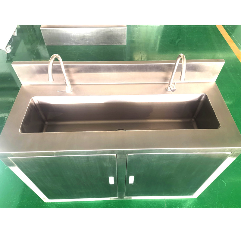 【不锈钢双人水池】医疗实验室消毒不锈钢水池双人不锈钢水池现货
