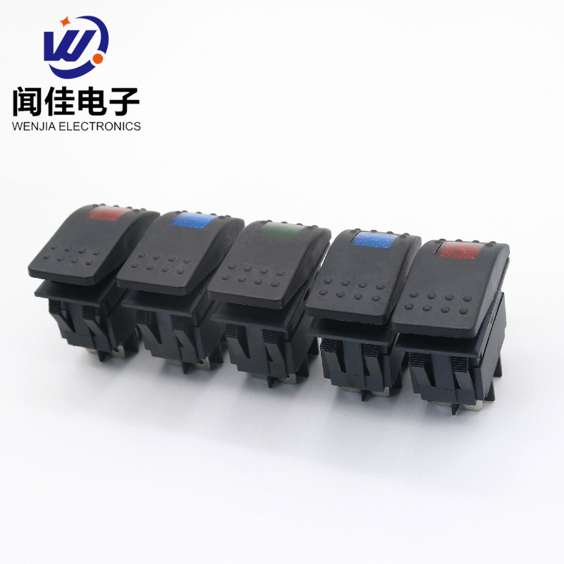 供应船型开关KCD4游艇专用翘板船型开关房车专用船型翘板开关