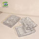 Factory new square transparent water ripple eye shadow plate a multi-use blush plate plastic empty plate wholesale