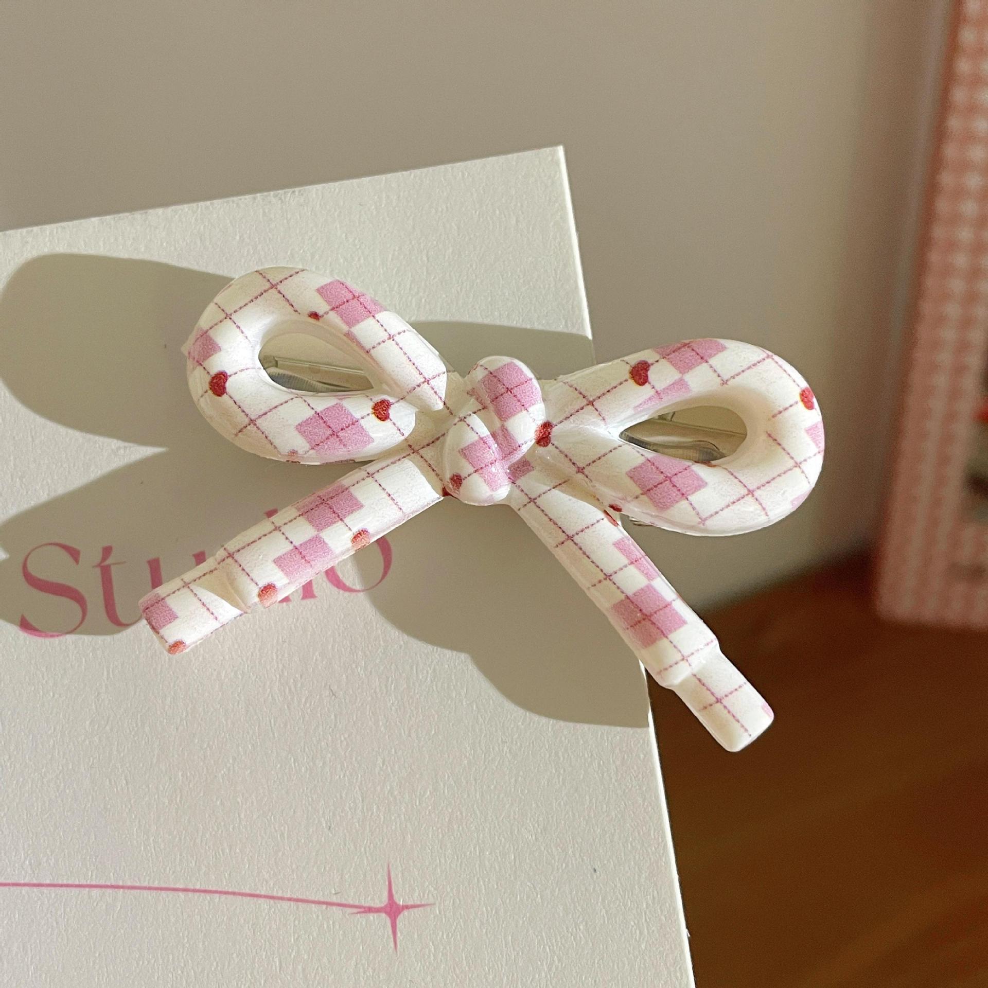 Dopamina adorable clip de cabello para mujeres 2025 nuevo clip lateral de alta gama clip lateral frisa clip de cabello clip de cabello tocado