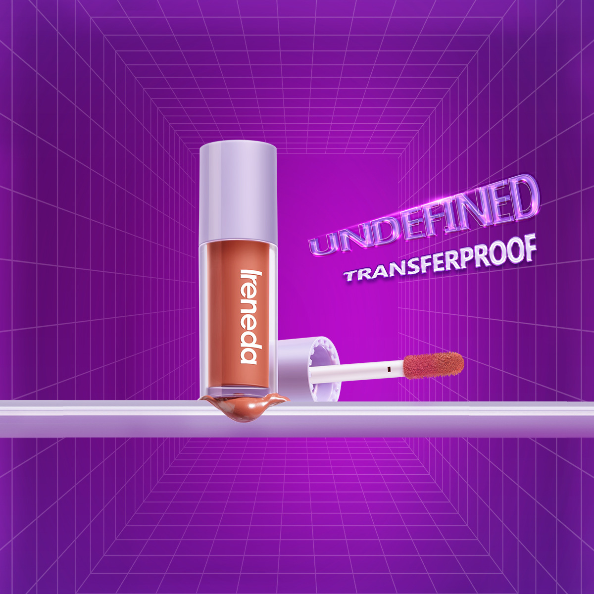 IRENEDA跨境专供唇釉不易粘杯滋润哑光唇彩防水持久唇釉彩妆 IR03