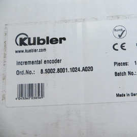 8.5002.8001.1024.A020全新原装Kubler库伯勒编码器现货实拍图片