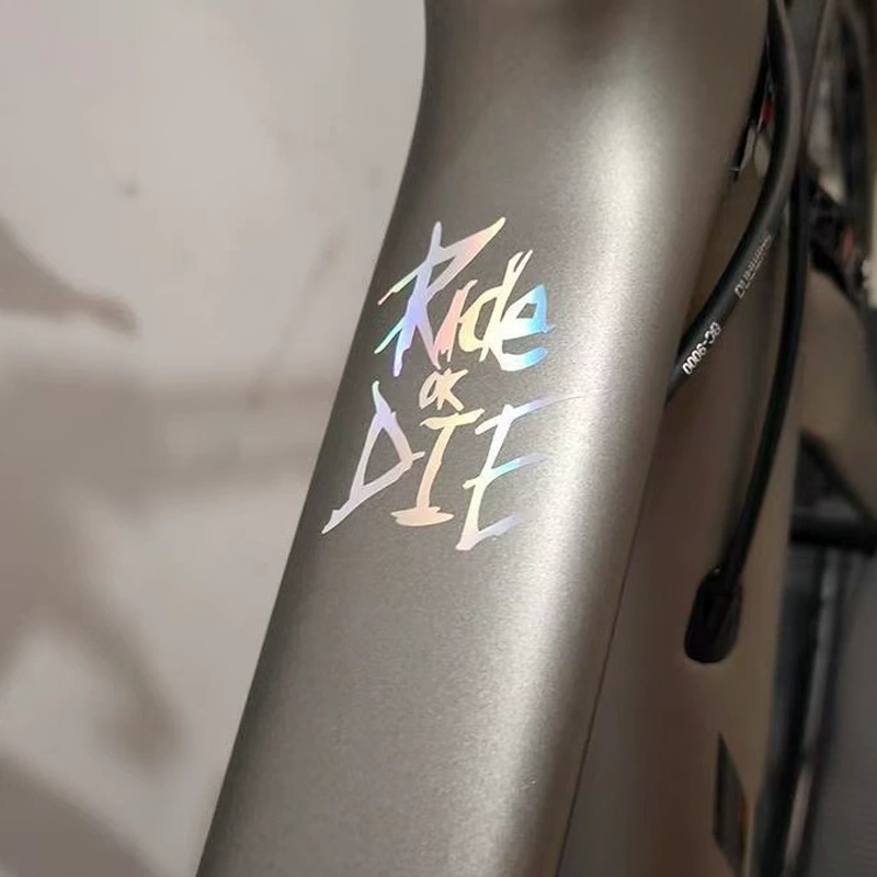 Трансграничная наклейка на автомобиль Ride or Die езда или смерть Электрический мотоцикл велосипед Светоотражающие наклейки автомобиля