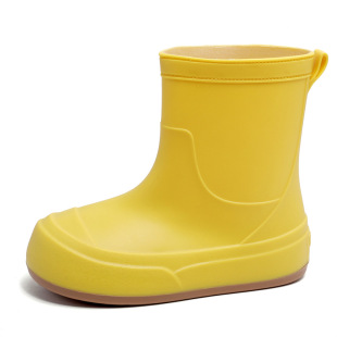 009 Cross-Border Fashion Rain Boots Women's Soft Sole Comfortable Waterproof Shoes 009