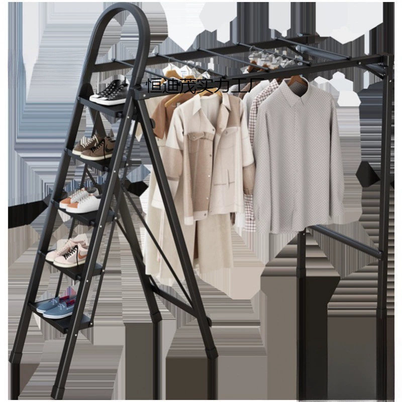 Лестница Сушилка вешалка для двойного назначения Сушилка для мероприятий Бытовая домашняя елочная лестница