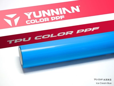 crystal TPU car color change | Auto Color Change Film - tpu-ice-cream-blue-suitable-for-both-wet-and-dry-use-15215m