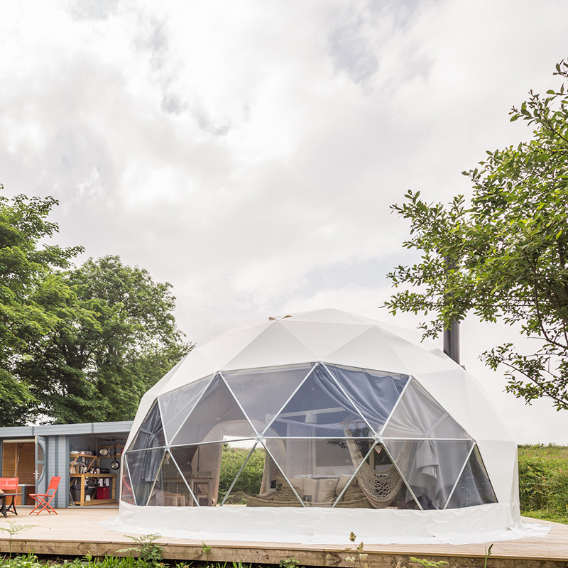 定制生产星空篷房野奢酒店球形帐篷铝合金户外活动展览帐篷厂家