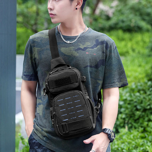  New Chest Bag Men's Outdoor Travel Shoulder Crossbody Bag Sports Backpack Small Tactical Casual Crossbody Bag Women