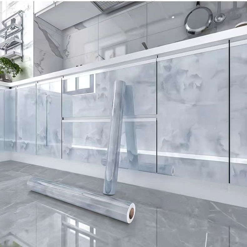 Cocina de mármol a prueba de agua a prueba de aceite pegatinas resistentes a altas temperaturas papel pintado autoadhesivo gabinete de cocina hogar a prueba de humedad estufas renovación papel pintado