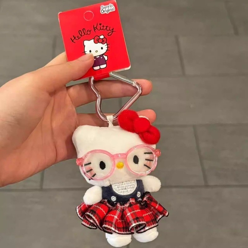 赫本风hellokitty小挂件可爱毛绒公仔女生高级感书包配饰送闺蜜|undefined