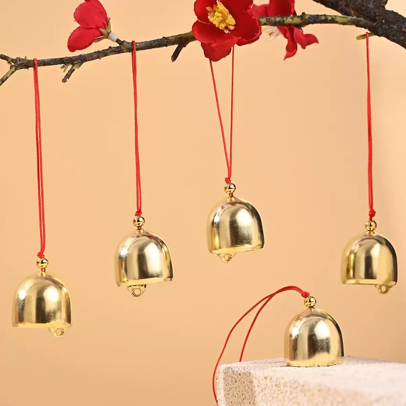 Source Manufacturer Wholesale Direct Metal Bell 2.8 Wind Chime DIY Material Accessories Christmas Bell Wind Chime Pendant Bell