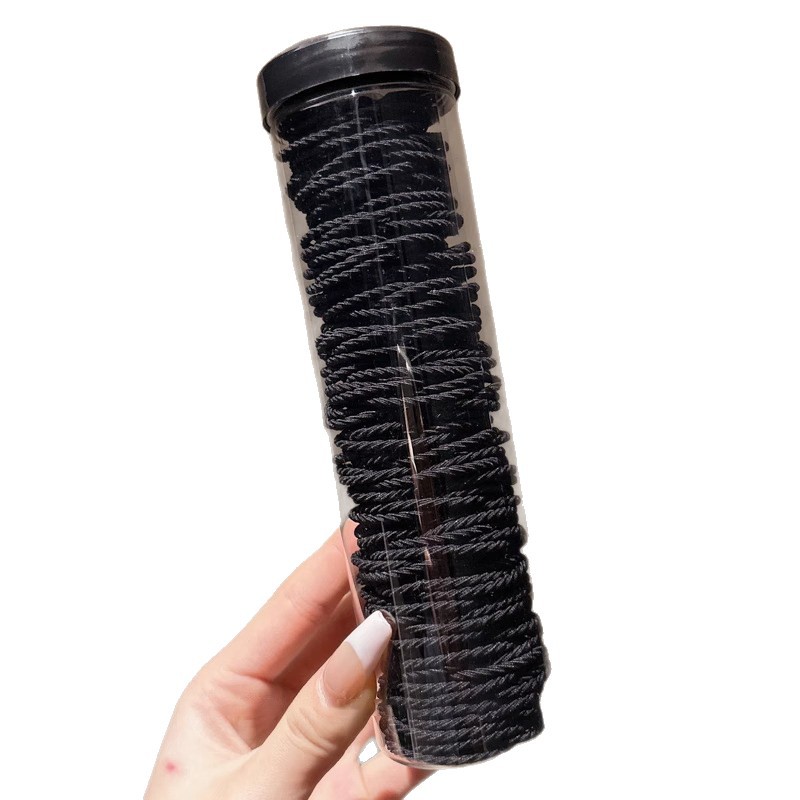 Temperamento de cabello de cola de caballo de alta calidad 2025 nuevo cabello de cabello para chicas anillo de cabello de alta elasticidad de banda de goma duradera