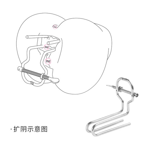 Sex Toys Metal Anal Expander Unisex Peeping Backyard Anus Vaginal Expander Adult Props Delivery