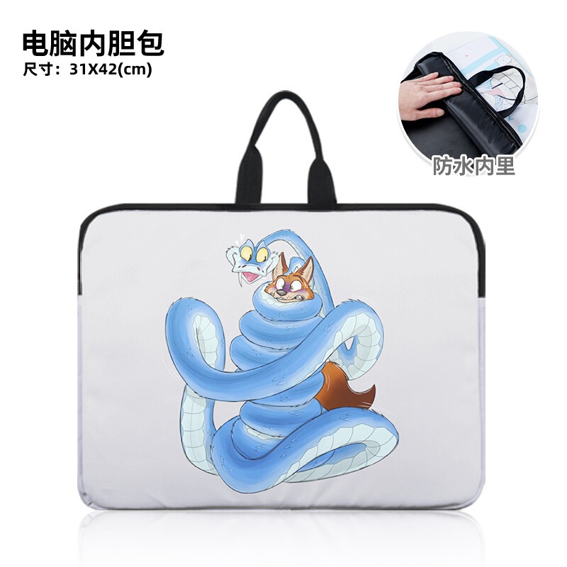 Zootopia 2 Cute Cartoon Series Peripheral Laptop Bag, Dirt-Resistant and Splash-Proof Inner Sleeve Bag Zootopia 2 Cute Cartoon Series Peripheral Laptop Bag, Dirt-Resistant and Splash-Proof Inner Sleeve Bag