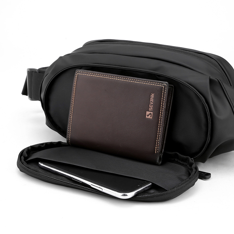 Nuevo bolso de la cintura de los hombres coreano simple bolsa de pecho bolsa de mensajero de deportes al aire libre bolsa anti-astilla