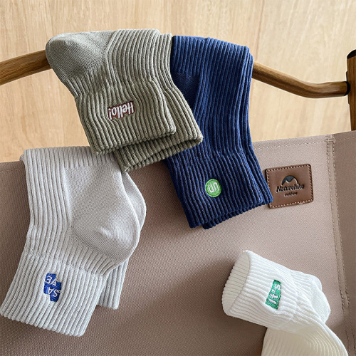 Men's Crew Socks Wholesale Cotton Socks Deodorant Moisture Absorbent Sports Basketball Socks For Men Spring And Summer Thin Short Socks