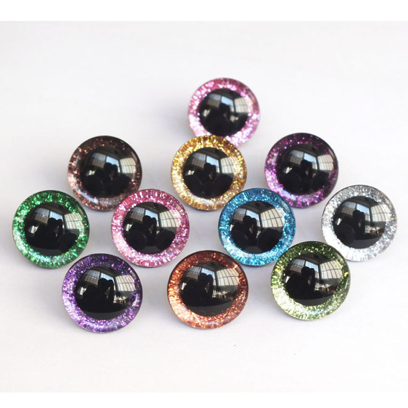 3D Crystal Eye Accessories for Teddy Dolls, Star Dew Eyes, Animal Eye Accessories