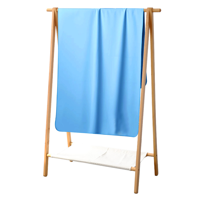 Toalla de microfibra de secado rápido y absorbente para adultos, deportiva, de doble cara, de terciopelo, para natación, vacaciones, portátil, para playa