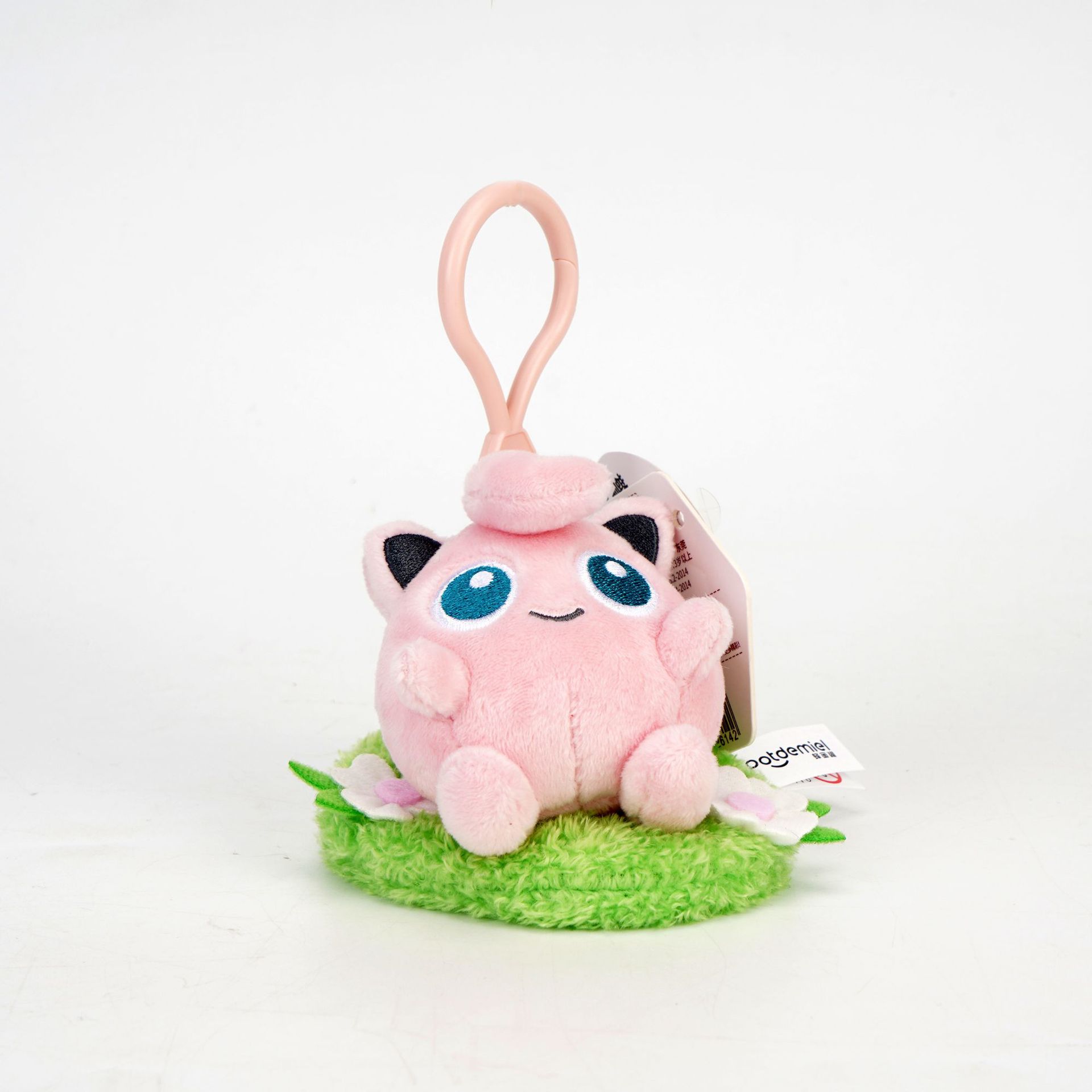 Colgante auténtico de pokemon, colgante de muñeco de Pikachu, juguete de peluche Eevee, mochila de pokemon, muñeco