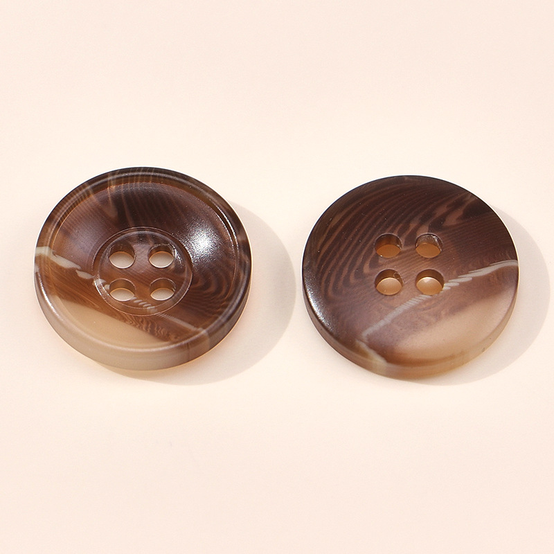 Fábrica directa moda exquisita redonda de alta calidad botones de resina ropa cardigans accesorios accesorios image 15
