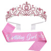 Queen Girl Crown BIRTHDAY GIRL Party Decoration Crown Tip Board Auto Show Show Shop