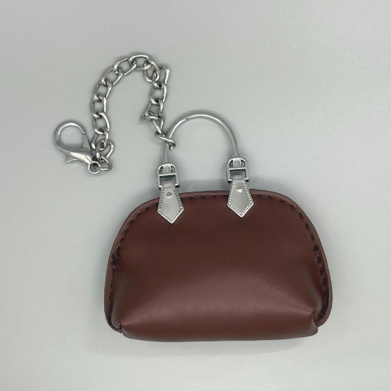 DIY ジュエリーバッグペンダントアクセサリー PU レザー綿充填ミニミニバッグキーホルダーバッグペンダント|undefined
