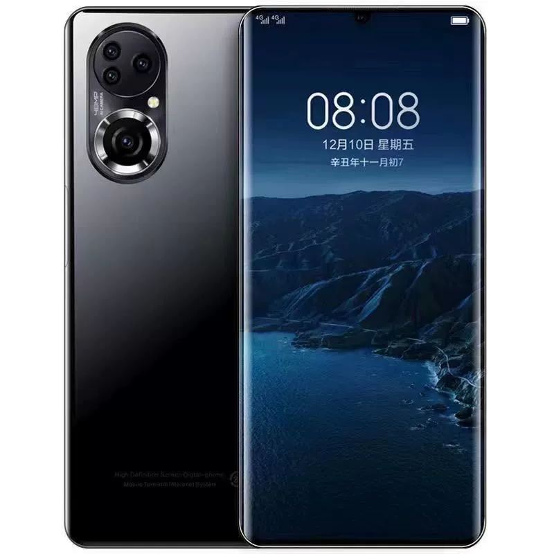 Android X60 5G смартфон с 2K AMOLED Quad-Curved экраном, поддержка всех сетей, Crystal/Blue, 12+256GB или 16+512GB